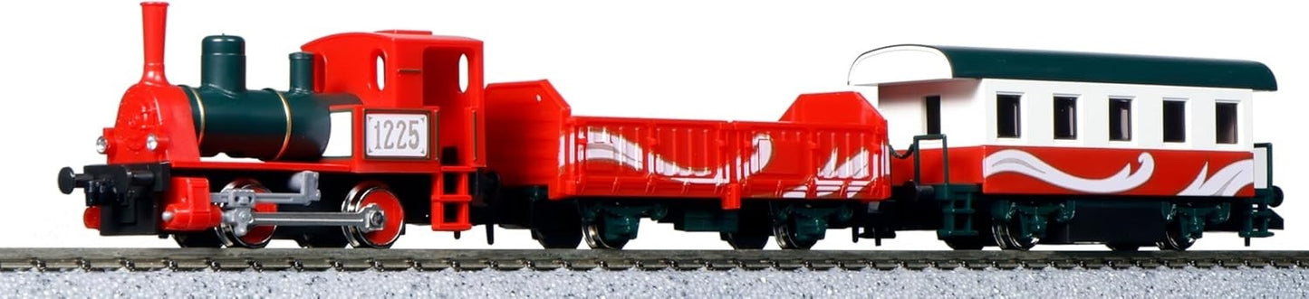 Kato 10-503-3 Chibi-Loco Set Christmas Train Steam Locomotive & Wagons N Scale