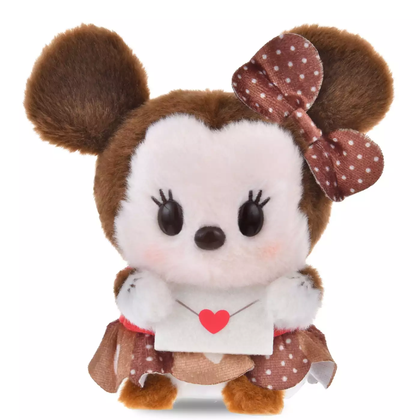 Japan Disney Mickey Minnie Donald Daisy Plush Toy Urupocha-chan Valentine's Day