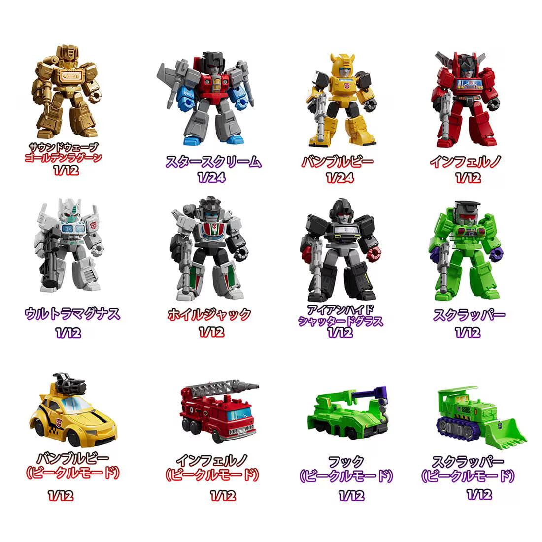 TAKARA TOMY Mall Transformers Blockees Defender Vol.2 DP-BOX Figure Set NEW