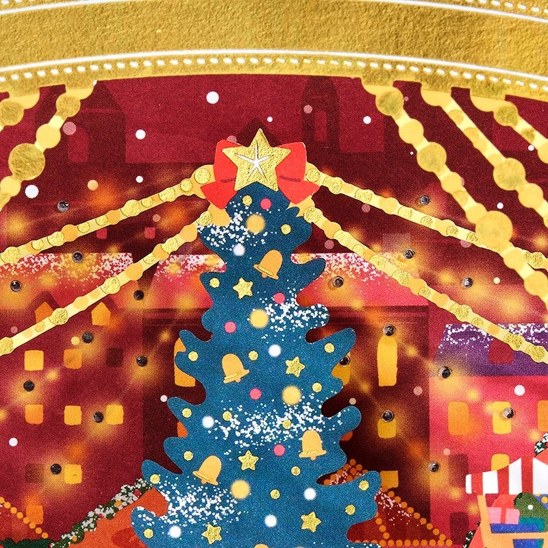 2026 Christmas Greeting Card with Light & Music japan