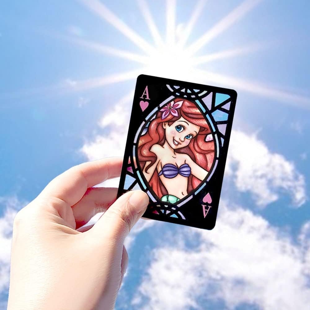 Tenyo Disney Characters Stained Glass Playing Cards / Trump / Rare