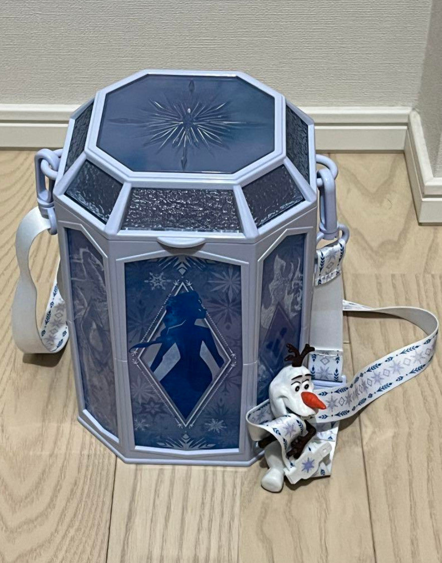 Tokyo Disney Resort Japan Limited Popcorn Bucket Frozen II light Anna Elsa Olaf