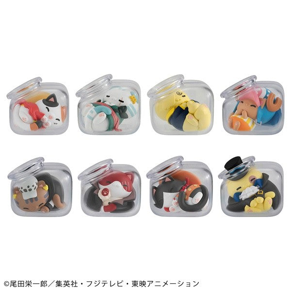 MegaHouse MEGA CAT PROJECT ONE PIECE Oyasumi Nyan Piece Nya-n! Edition 8Pack BOX