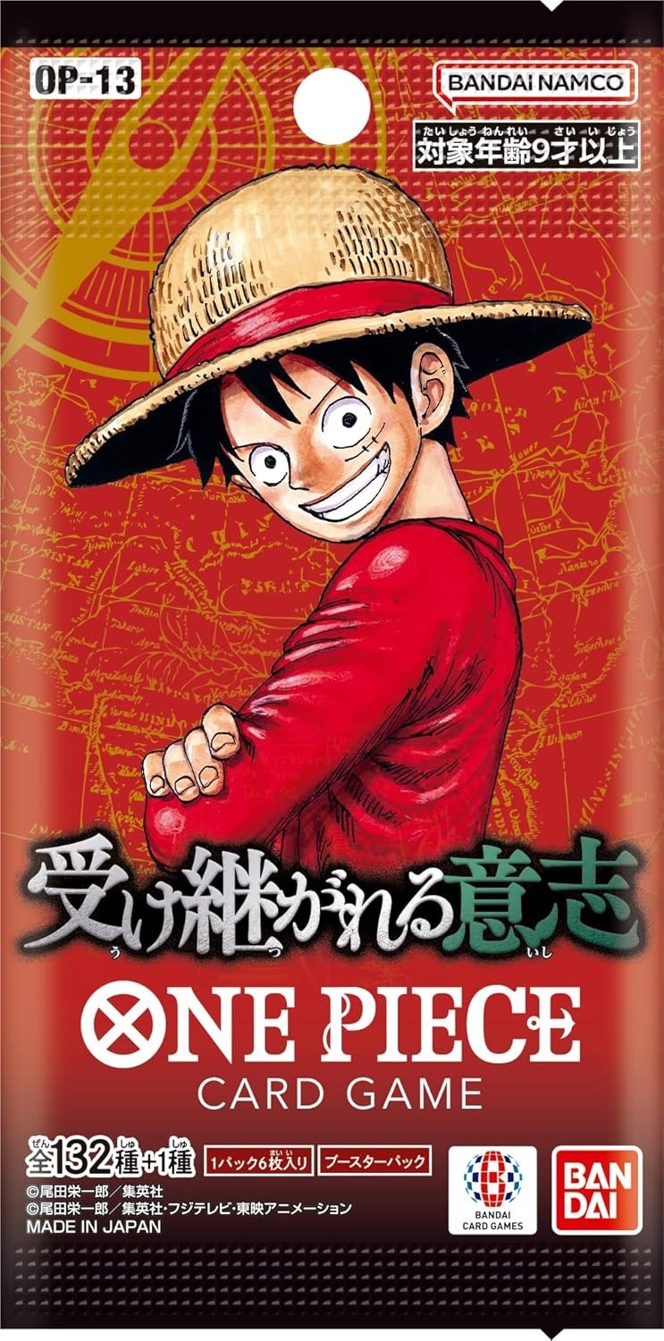 ONE PIECE Card Game Inherited Will OP-13 Booster Box Japanese Tape SEALED