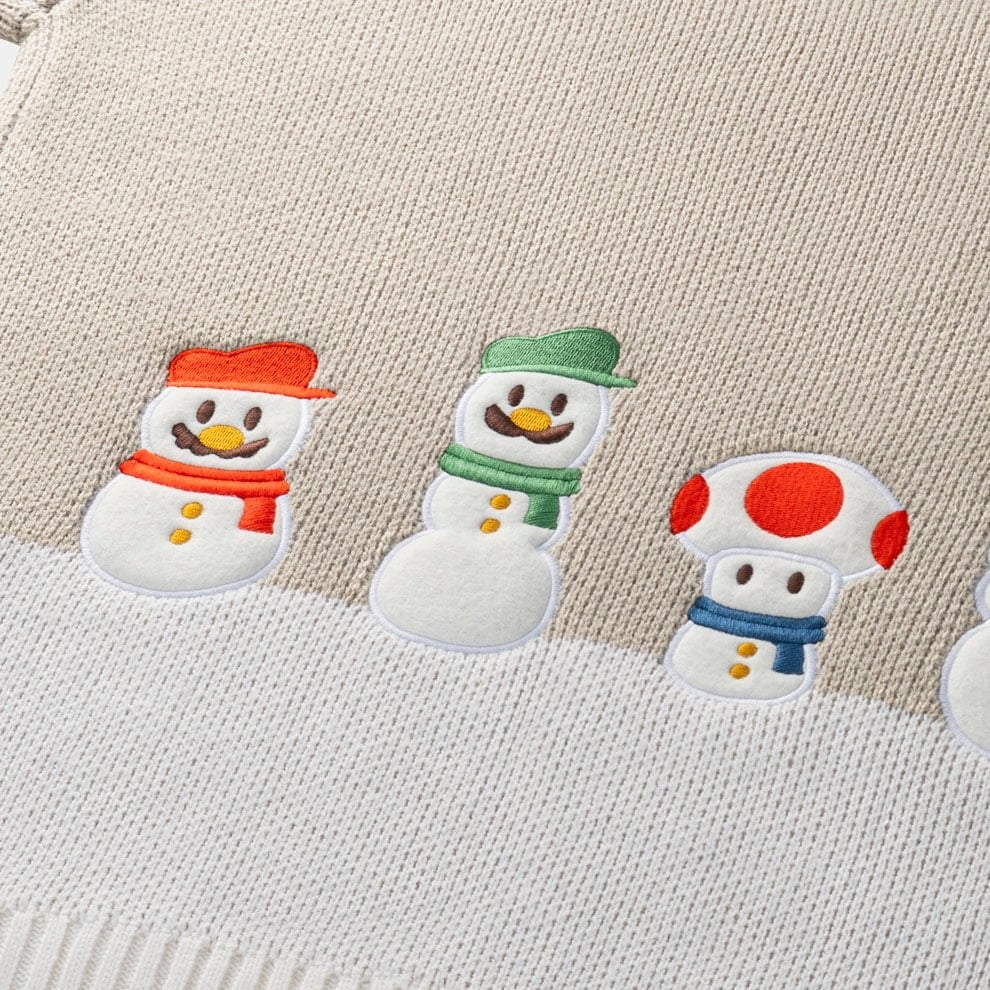 Super Mario Winter Collection Cardigan Nintendo TOKYO Unisex M & L Size NEW