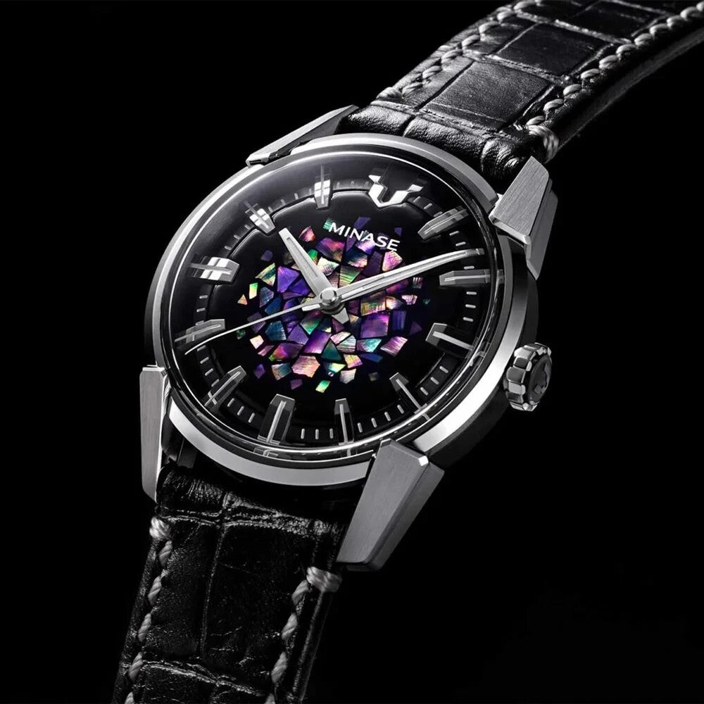 MINASE Divide Urushi Series Rainbow Cloud VM14-LBKKT01-SSD Japan watch