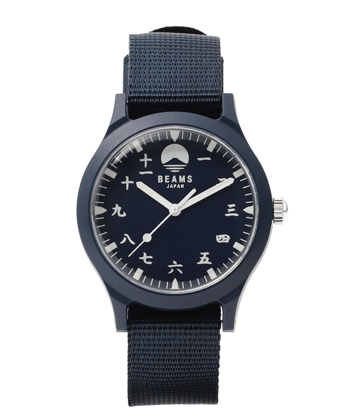 BEAMS Original Watch Kanji Mt Fuji Made In Japan Special Limited Edition NEW