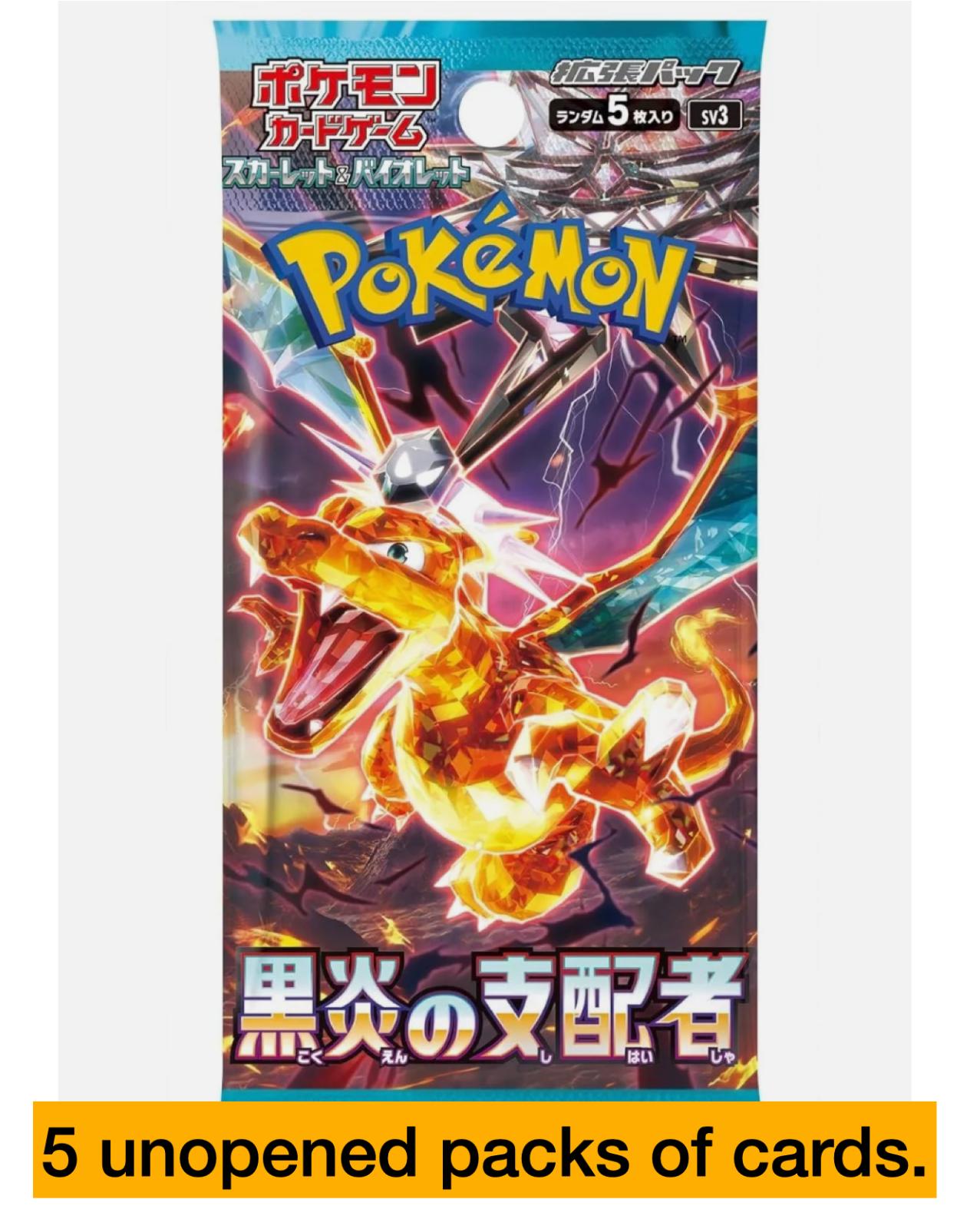 Pokemon Card Scarlet & Violet Ruler of the Black Flame Booster Box Japanese