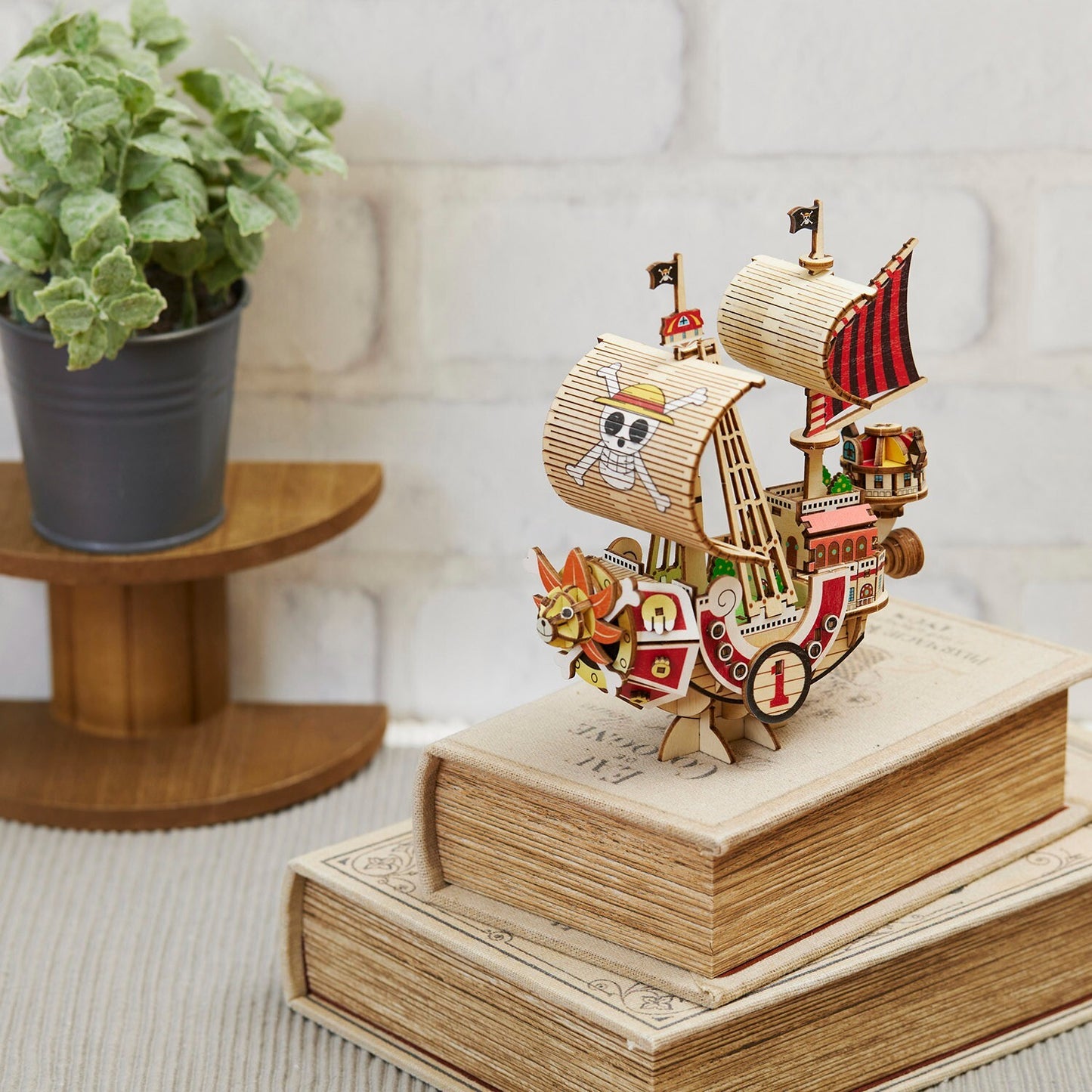 “ONE PIECE” Wooden Art ki-gu-mi One Piece Thousand Sunny