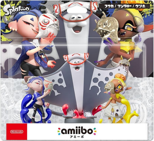 Nintendo Amiibo Splatoon 3 Deep Cut Set [ Frye / Shiver / Big Man ] Japan