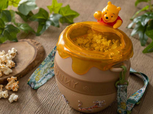 Japan Tokyo Disney Resort Limited Winnie the Pooh Popcorn Bucket 2024
