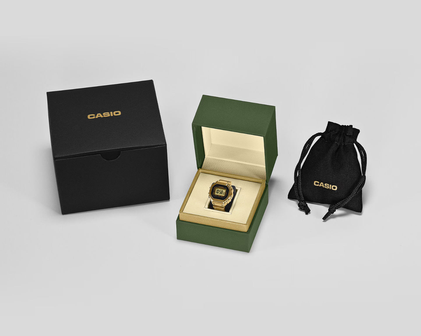 Casio CRW-001G-9JR Ring Watch Gold Limited Edition w/ Size Spacer Japan