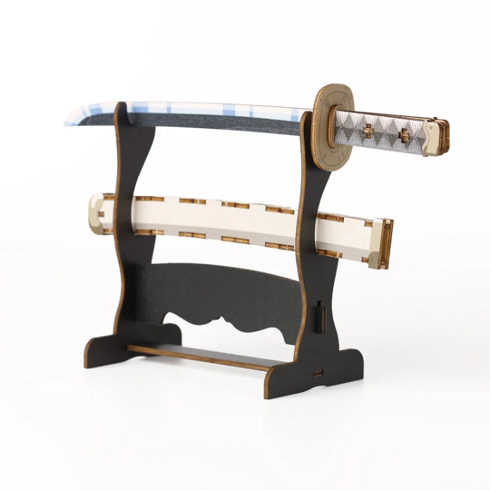 ONE PIECE Roronoa Zoro Swords Set ki-gu-mi Wooden 3D Puzzle from Japan