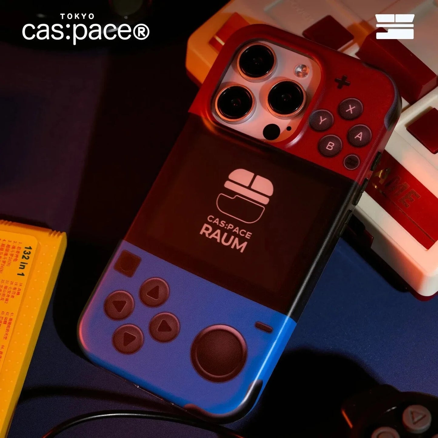 iPhone case for 13 14 15 16 Japan Design Game Console Design Cas:pace