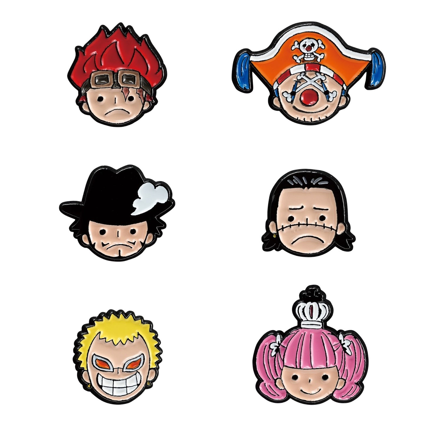 One Piece Base Shop Exclusive Metal Face Pins Japan Exclusive New