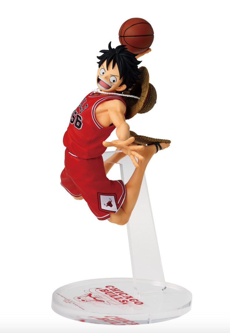 One Piece x NBA Master Stars Piece Luffy Figure Set of 6 Japan Exclusive New