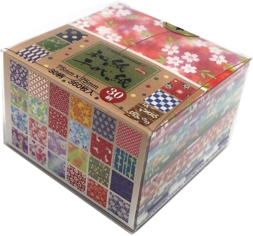 Japanese Origami Folding Craft Paper WASHI Chiyogami 30 Pattern 360 sheets Japan