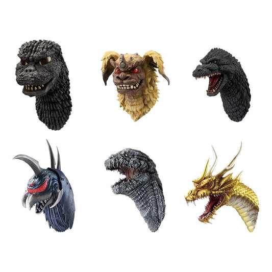 Ichiban Kuji Godzilla Giant Monsters Legend G G Prize Monster Head Magnet JAPAN