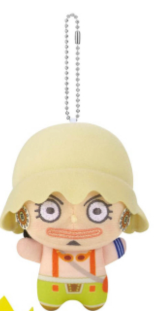 One Piece Plush Keychain  Luffy Nami Usopp Sanji Brook Banpresto