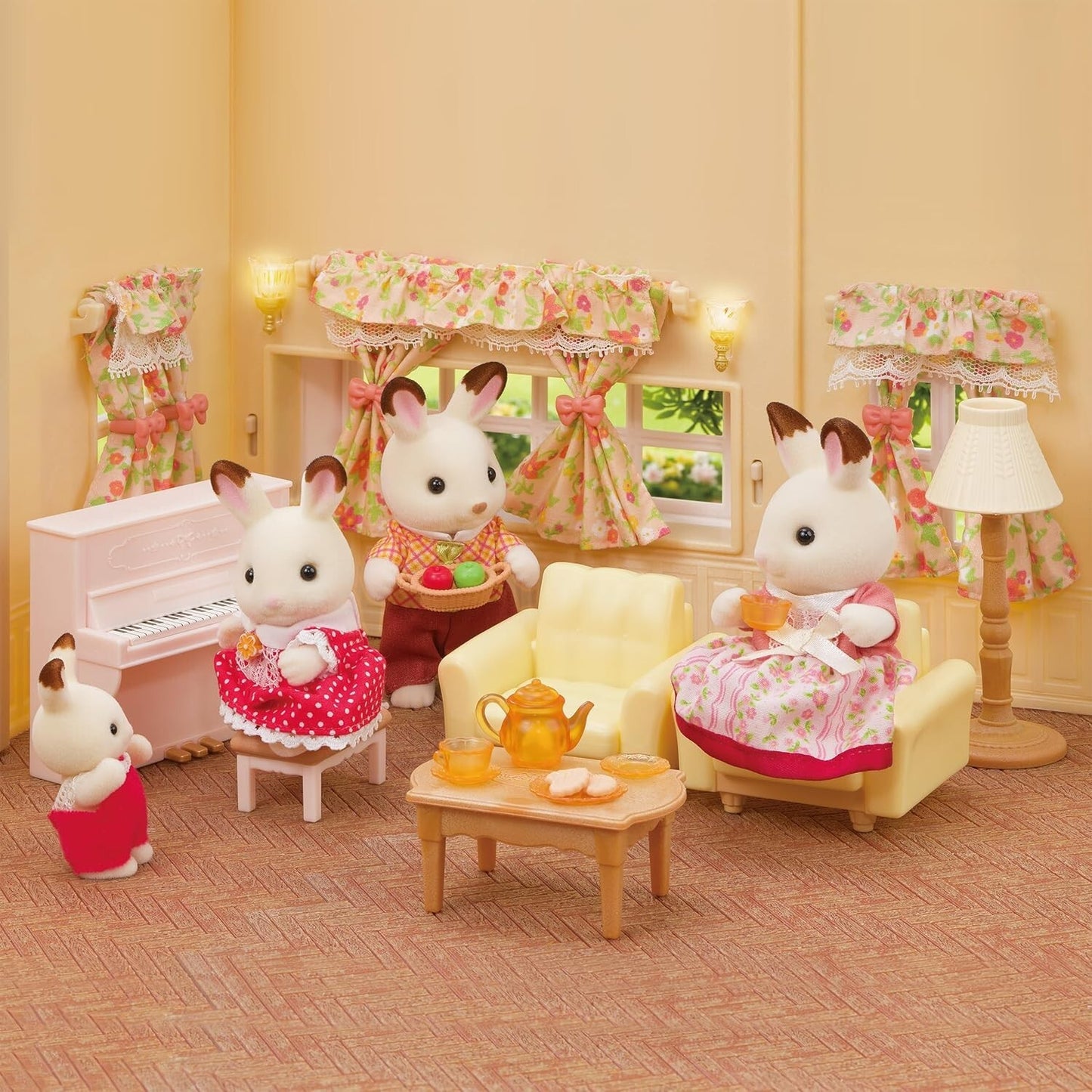Sylvanian Families House Big House with Red Roof Deluxe Furniture Set SE-213