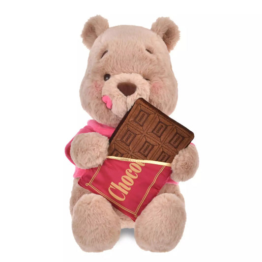 Japan Tokyo Disney Store Winnie the Pooh Plush Toy CHOCOLATE STYLE