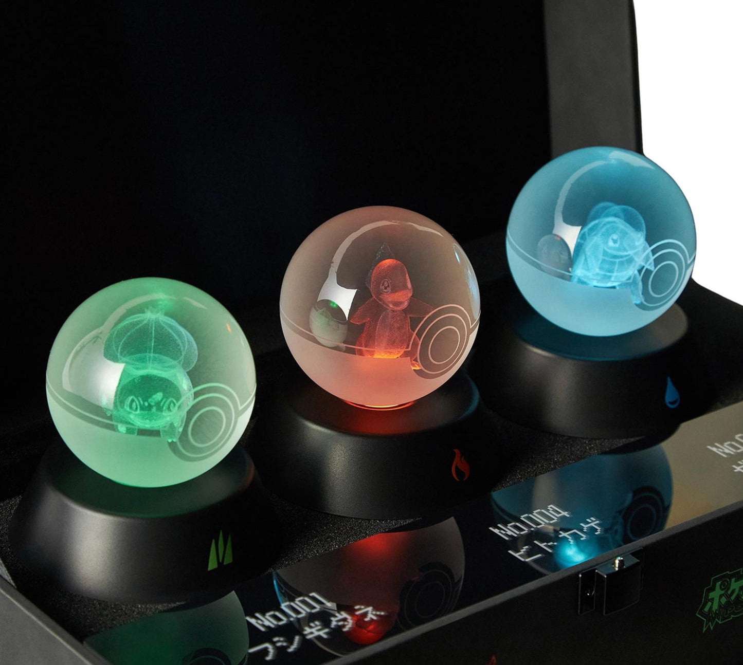 Pokemon 30th Anniversary Glass Poke Ball Display Case Japan No Game Included