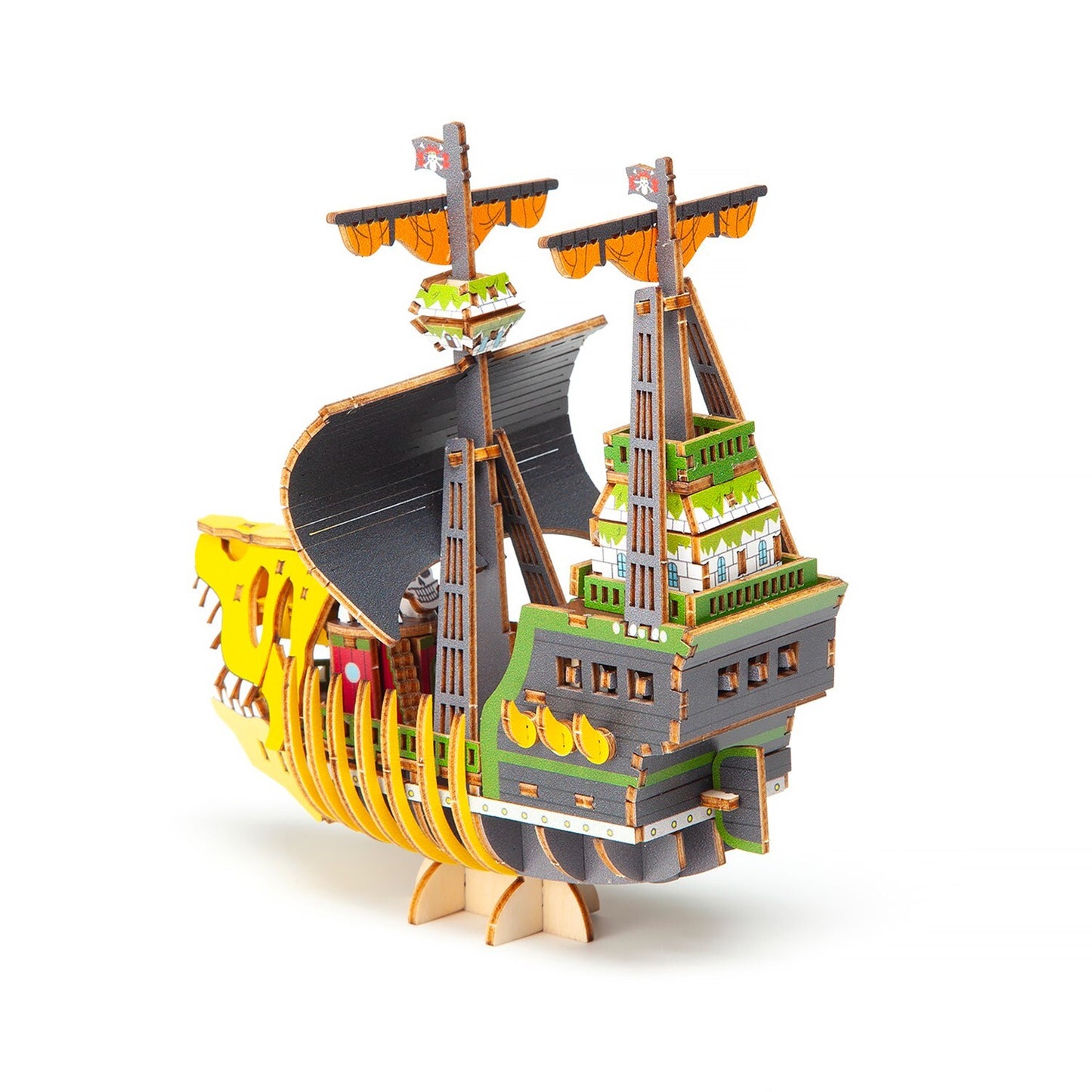 ki-gu-mi x ONE PIECE Victoria Punk Wooden Art 3D Puzzle KID Pirates from Japan