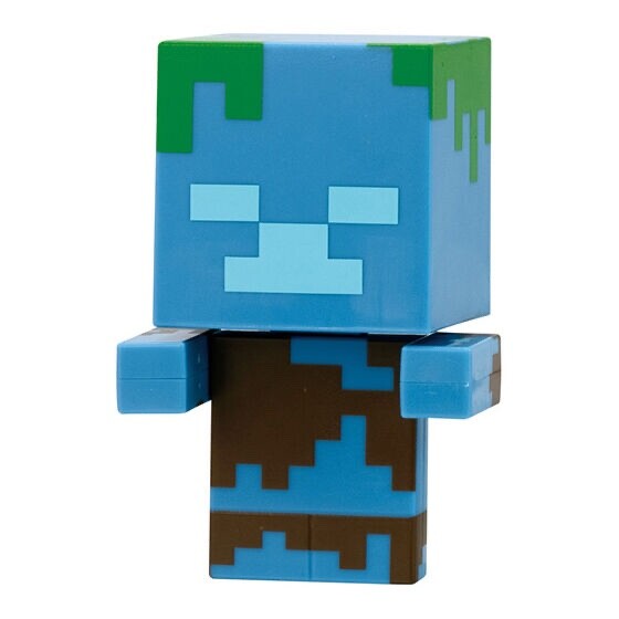 Bandai CapChara Minecraft 3 Gashapon Capsule Figure Full Set of 4  Japan