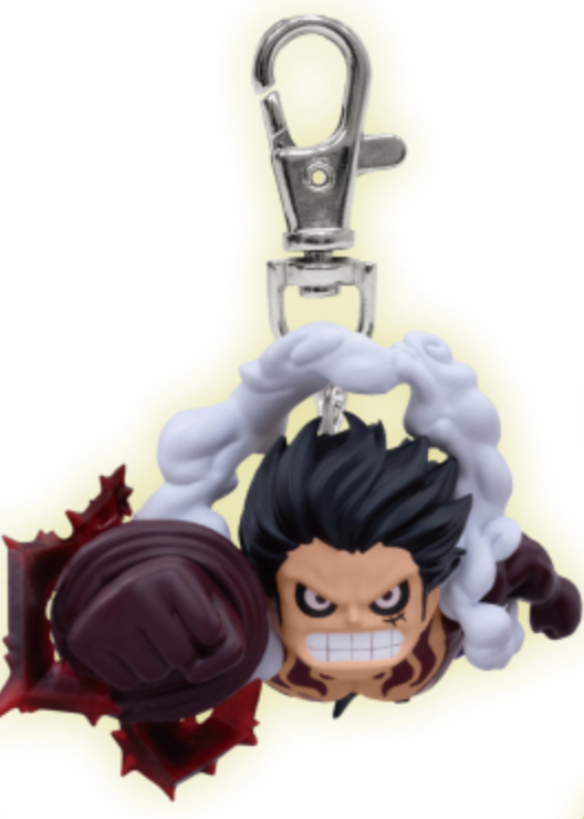 One Piece Figure Keychain Luffy, Zoro & Sanji 3 Types set Prize Bandai