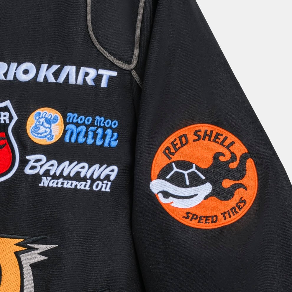 Nintendo Super Mario Mario Kart World Racing Jacket Black Japan New