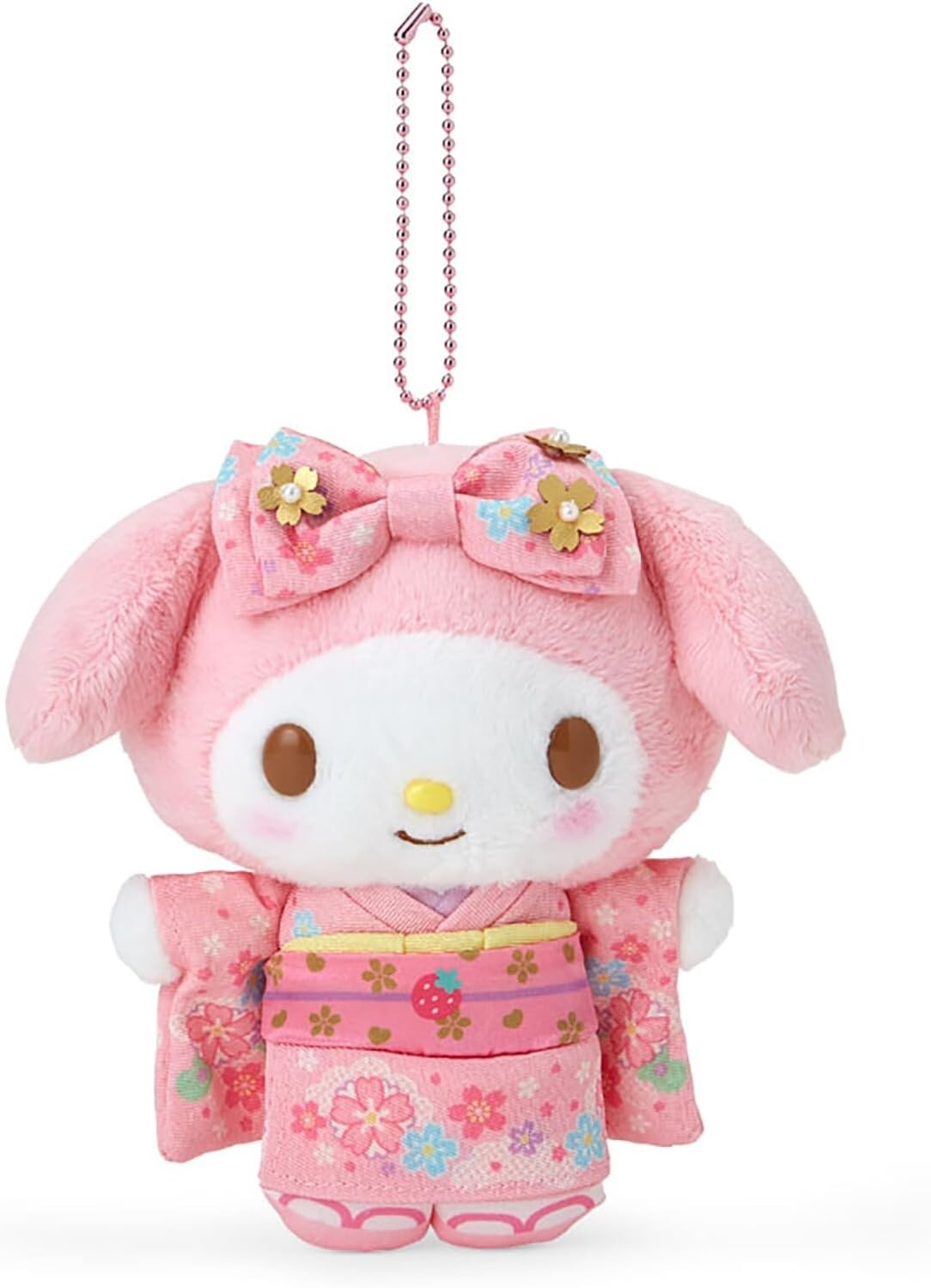 Sanrio Mascot Holder (Kimono) My Melody 14x15cm