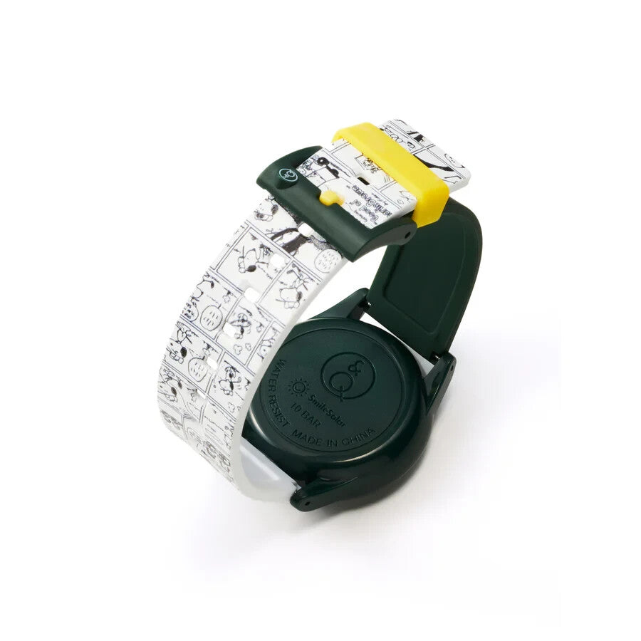 Q&Q Smile Solar x PEANUTS Collection R02A-510VK Q & Q Wrist Watch Snoopy Green