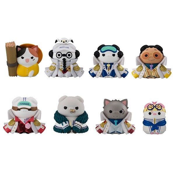 MegaHouse MEGA CAT PROJECT ONE PIECE NYAN PIECE Luffy vs The Marines 8Pack BOX