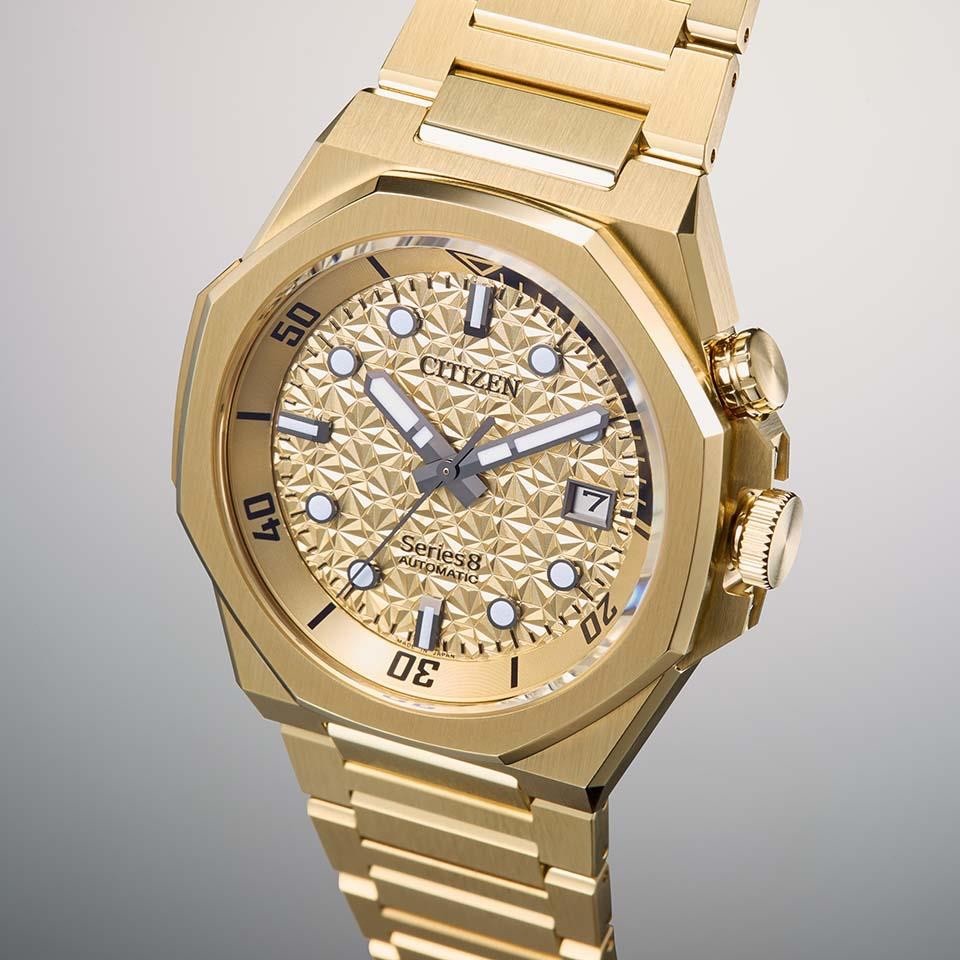 Citizen Series 8 NB6062-52P 890 Mechanical Limited 1200pcs Gold Auto 200m Japan