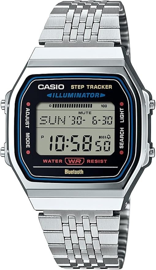Casio ABL-100WE-1A Digital Vintage Watch Step Count