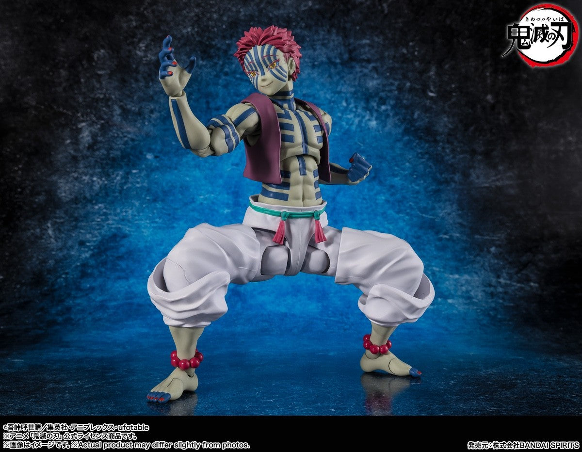S.H.Figuarts Demon Slayer Akaza Kimetsu no Yaiba TAMASHII NATIONS Movable Figure