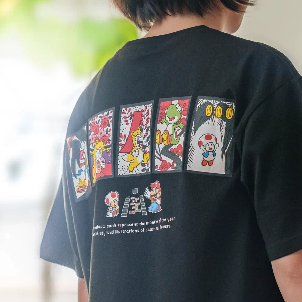 Mario Hanafuda T-shirts Black Nintendo Tokyo Limited Shirt