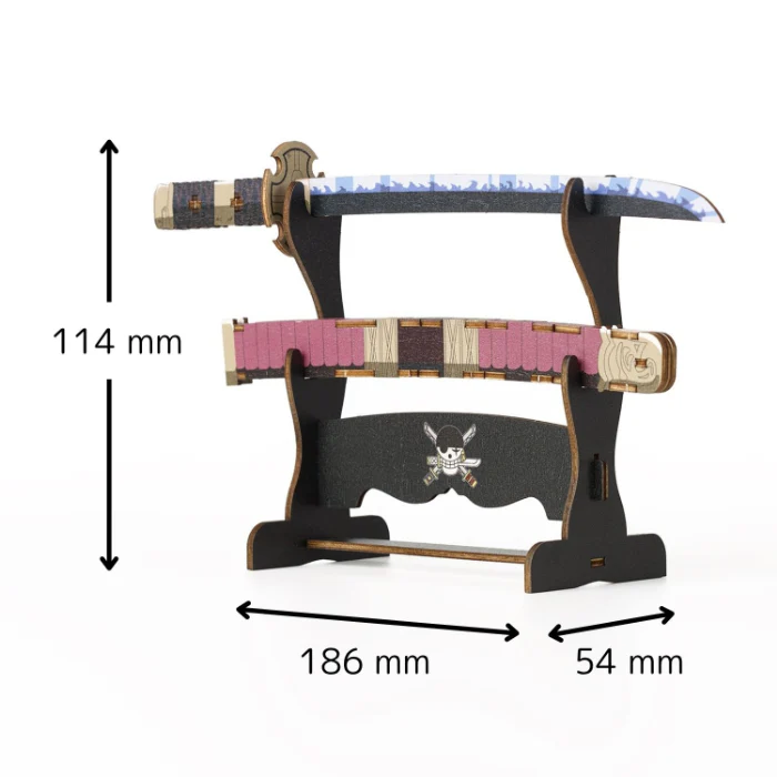 ONE PIECE Roronoa Zoro Swords Set ki-gu-mi Wooden 3D Puzzle from Japan