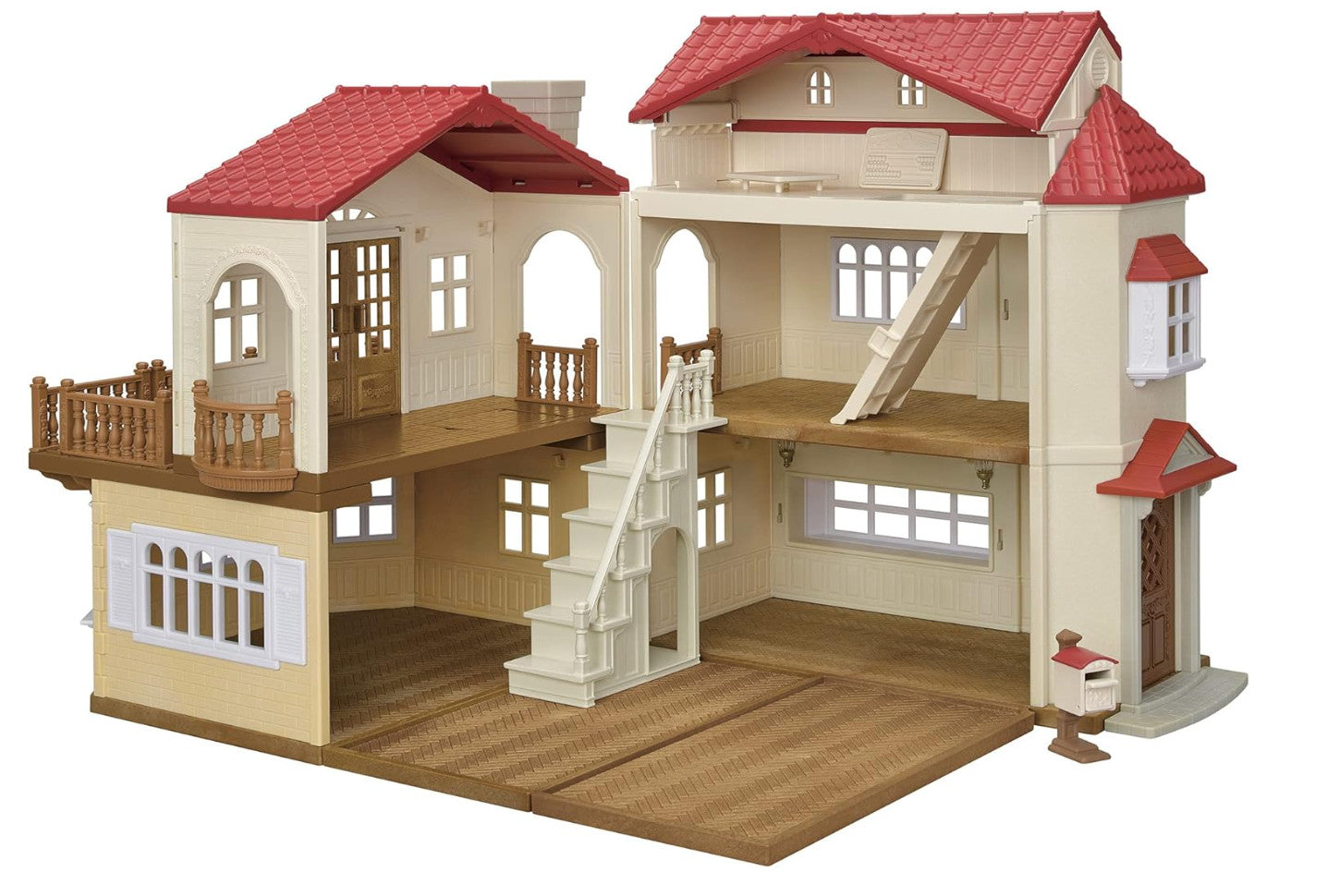 NEW Sylvanian Families Red Roof Big House with Secret Attic Room HA-51 Japan