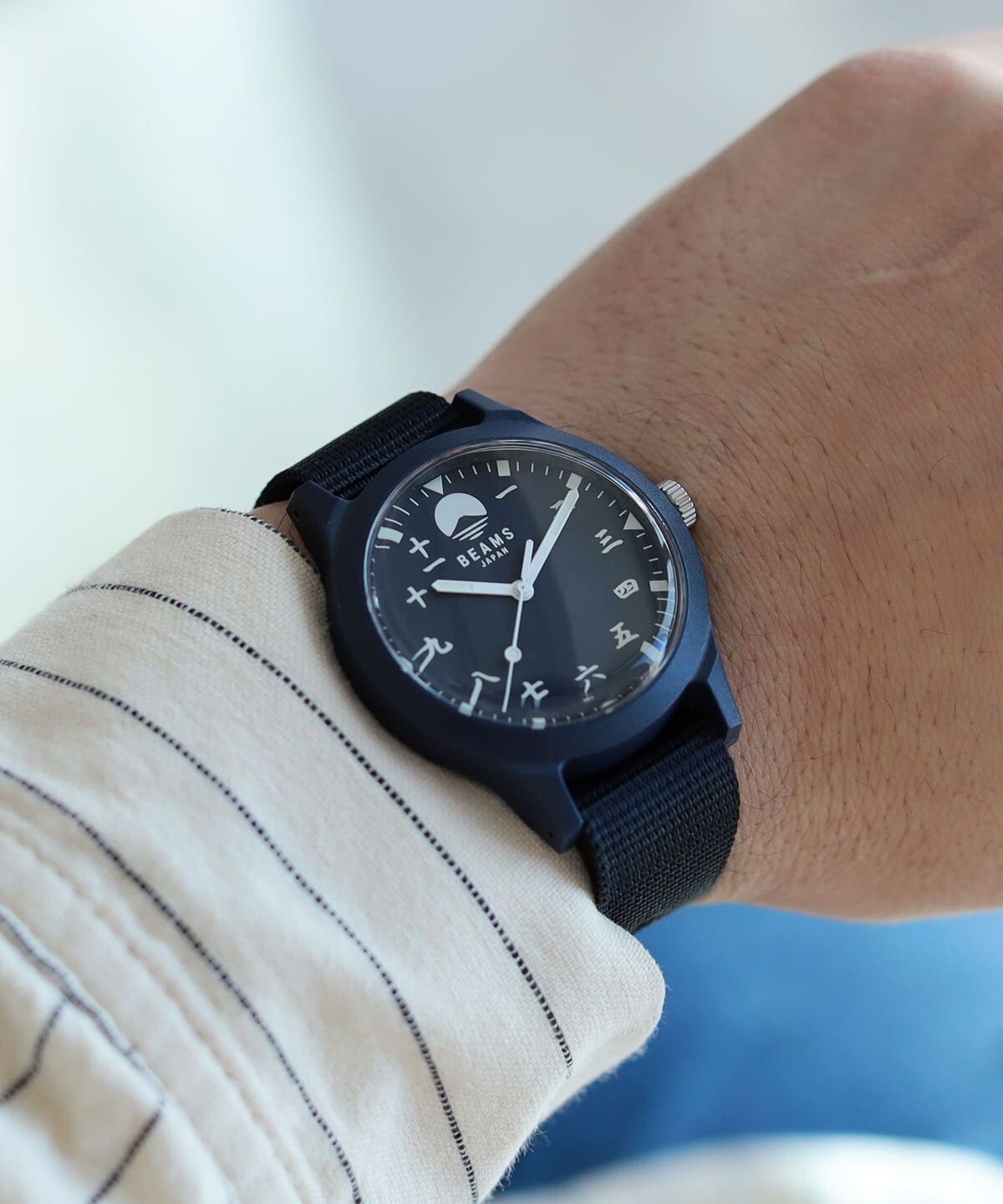 BEAMS Original Watch Kanji Mt Fuji Made In Japan Special Limited Edition NEW