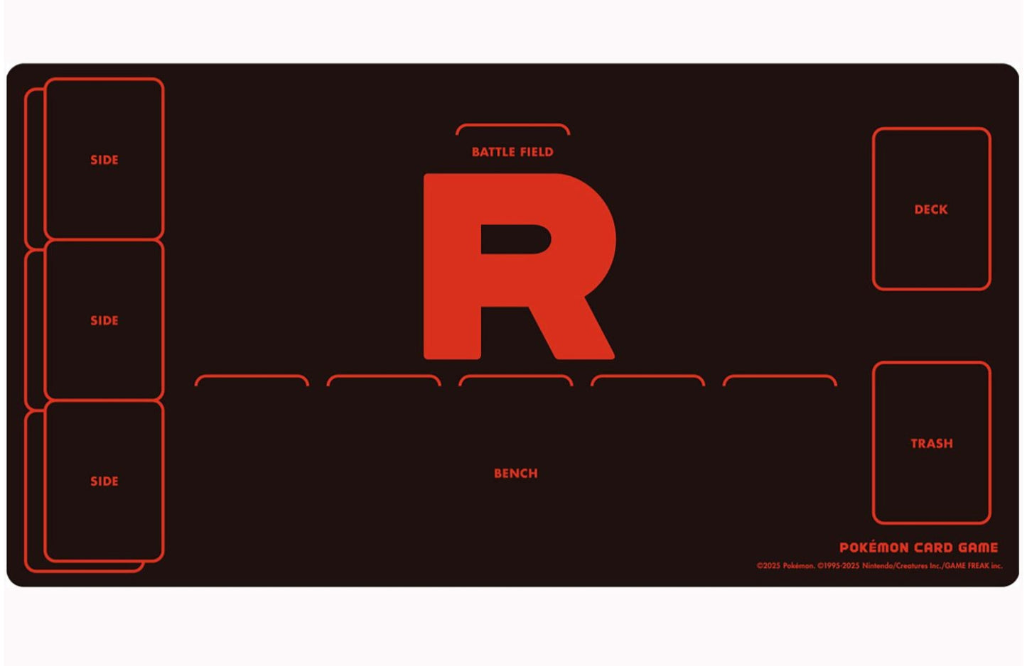 Pokemon Card Game Rubber Play Mat Team Rocket NEW