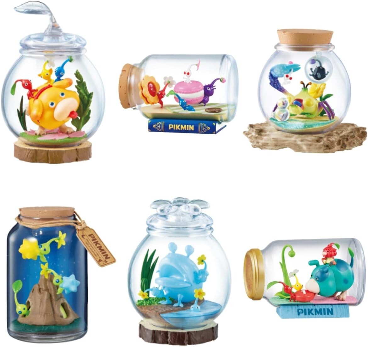 Pikmin Terrarium Collection 2 All 6 Types Complete set Re-Ment Rement