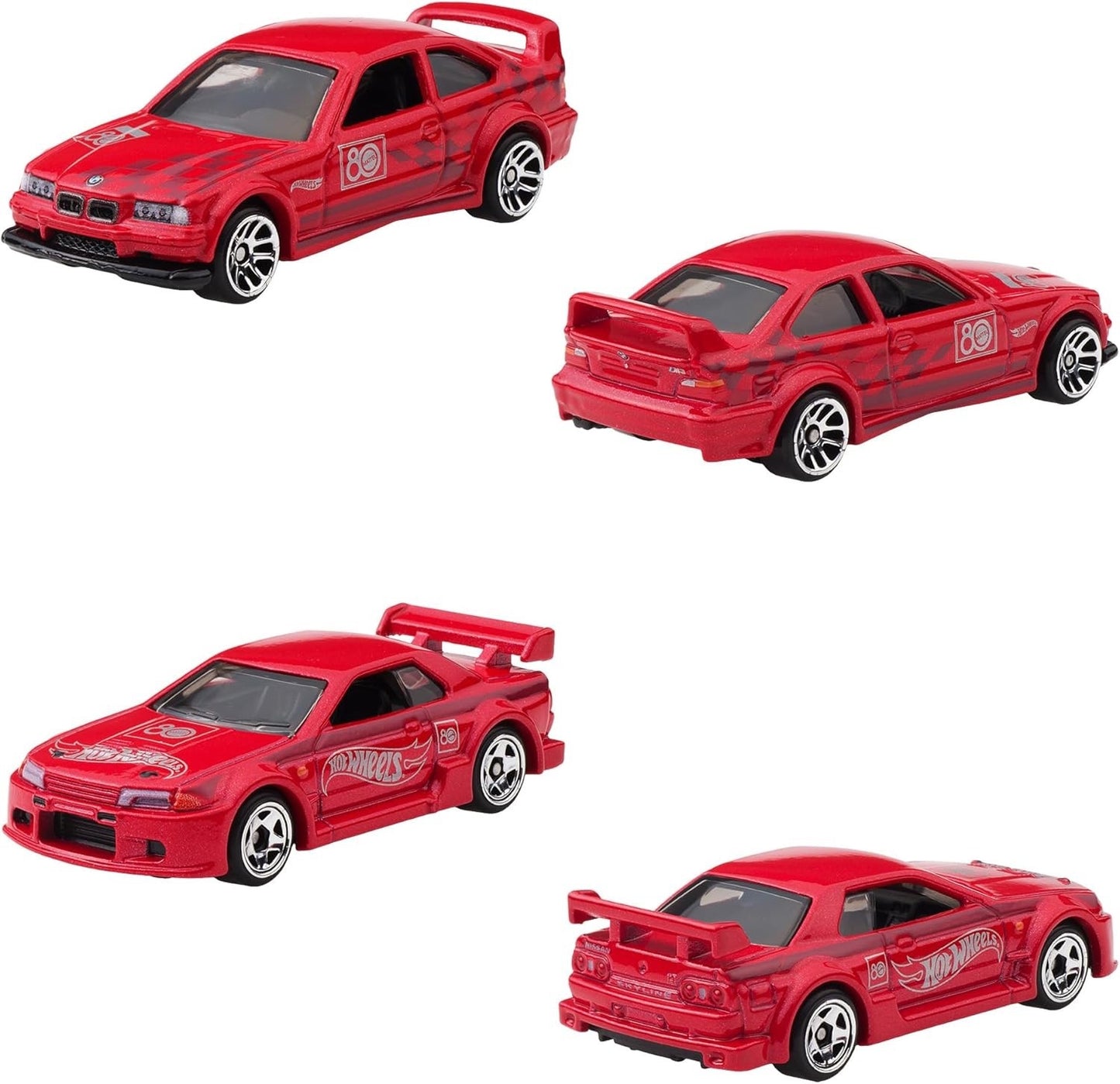Hot Wheels 2025 Silver Series Mattel 80th Anniversary Box Set - 8 pack