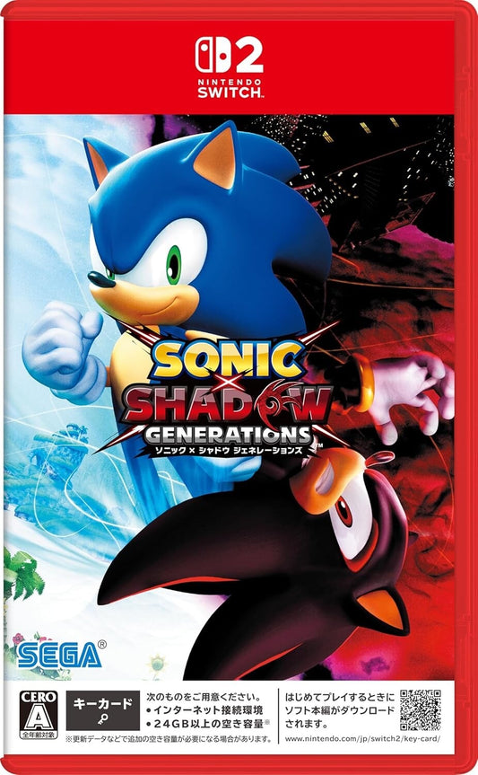 Sonic x Shadow Generations Switch 2 Japan - English Multilanguage
