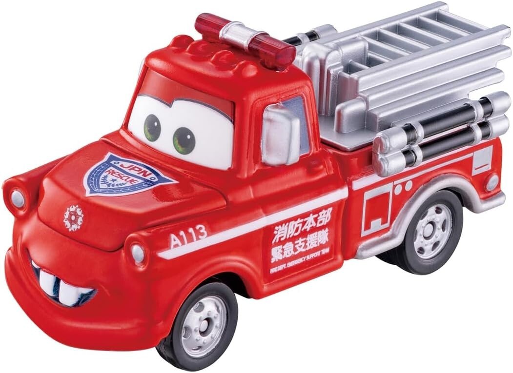 Takara Tomy Disney Tomica C-38 Mater (Fire Truck Type) Diecast Model Car