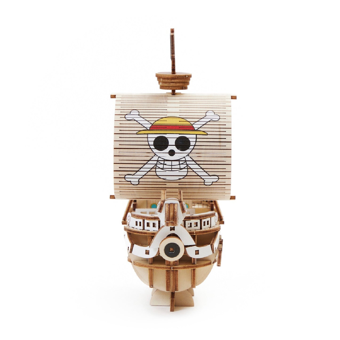 Wooden Art ki-gu-mi ONE PIECE Going Merry Wooden 3D Craft Puzzle Japan F/S NEW