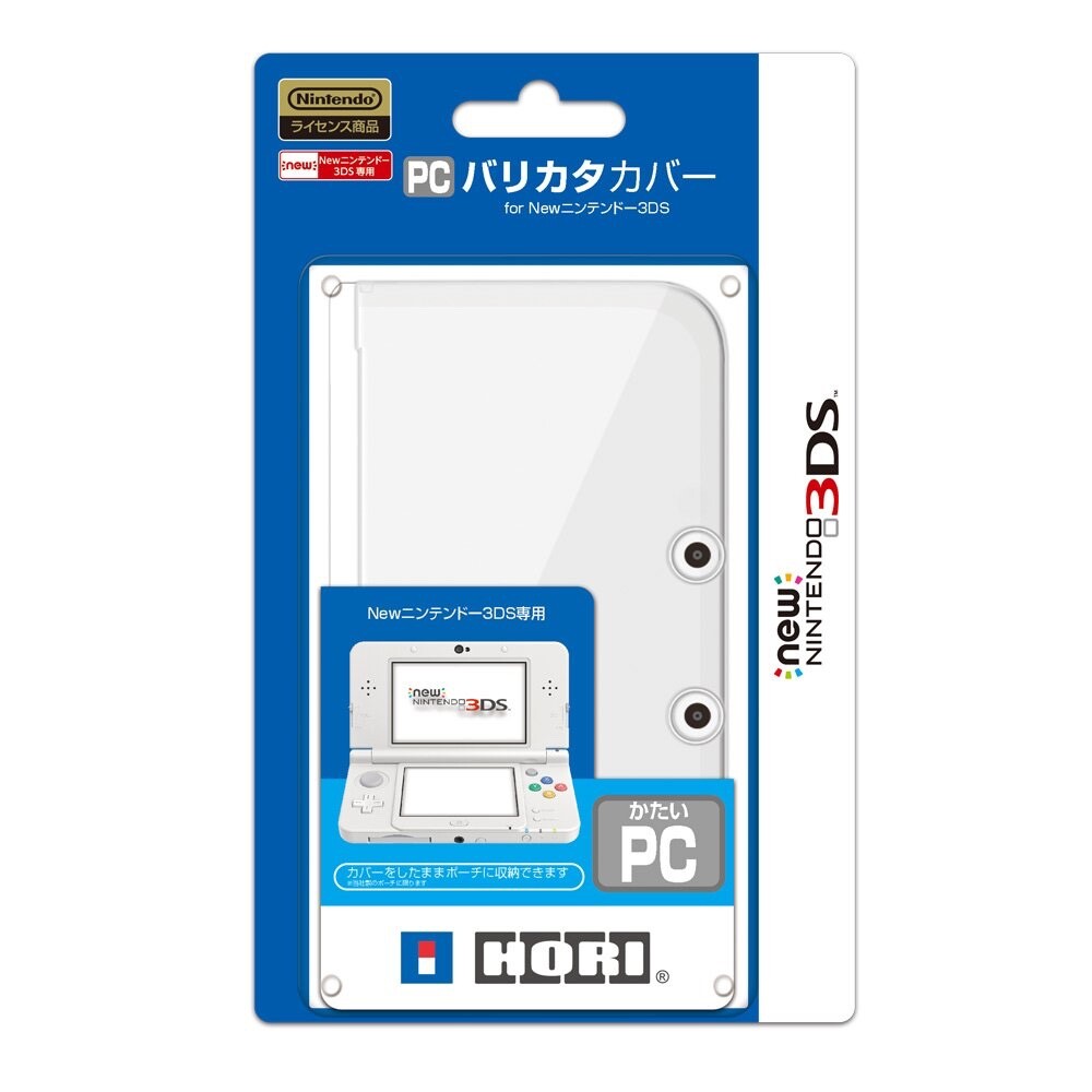 Hori PC HARD Protect Case Cover Clear for NEW Nintendo 3DS (NOT 3DS LL,XL) Japan