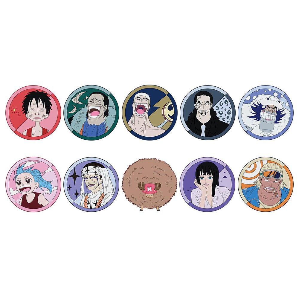 Ichiban Kuji One Piece The Greatest Battle G Prize Rubber Coaster Complete set
