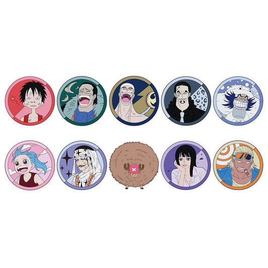 Ichiban Kuji One Piece The Greatest Battle G Prize Rubber Coaster Complete set