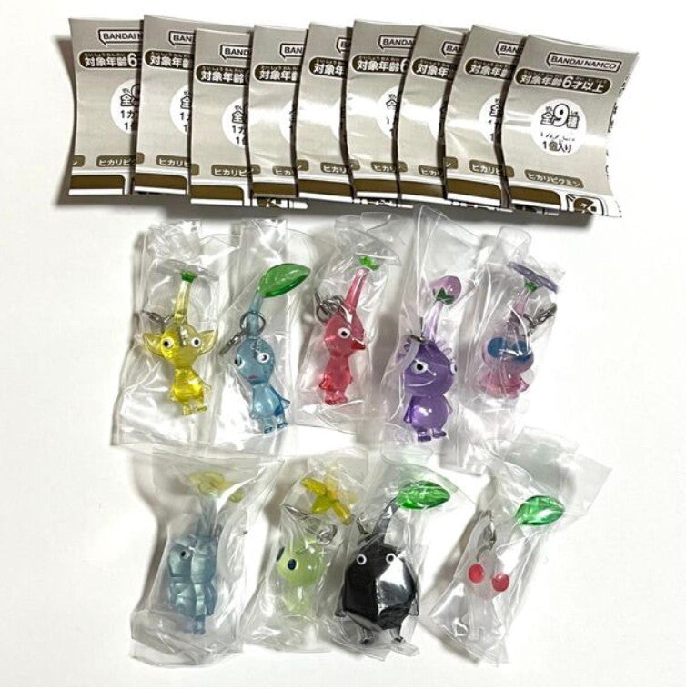 Pikmin Mejirushi Accessories 2 Capsule Toys 9 Types Complete set BANDAI Japan